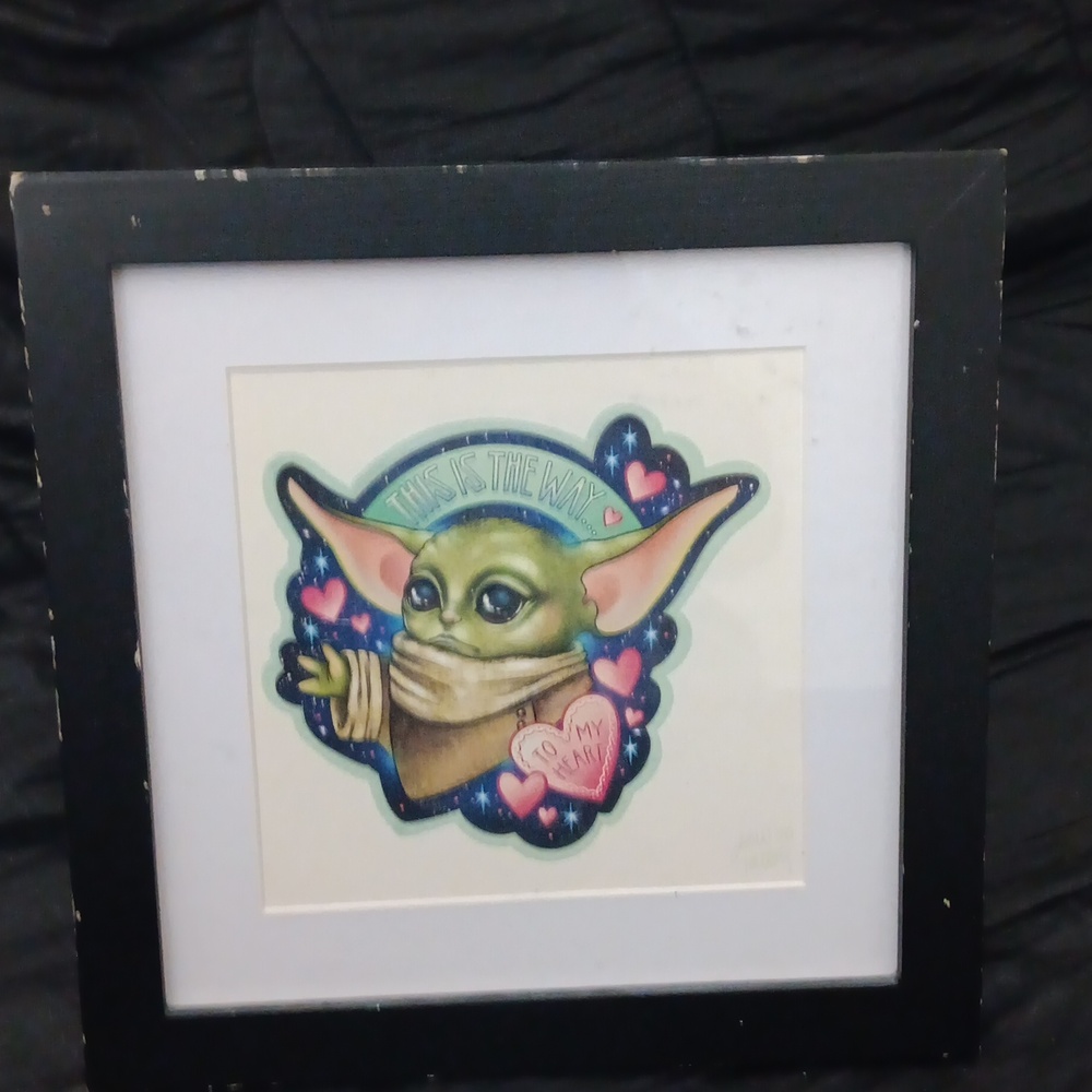 BABY YODA LITHOGRAPH